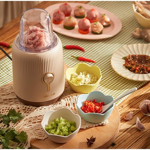 Máy Xay Sinh Tố Bear LLJ-C10S2 Đa Năng - Hai Cối, Công Suất 300W, Chất Liệu Nhựa PP, Thích Hợp Xay Thực Phẩm và Ngũ Cốc