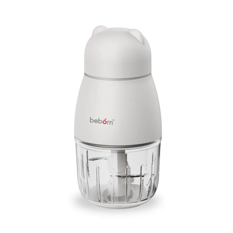 Máy Xay Thức Ăn Cho Bé Beborn FG02 - 200W, Lưỡi Dao Inox 6 Cách, Cốc Thủy Tinh 300ml, An Toàn, Dễ Dùng, Giúp Làm Súp, Sinh Tố Cho Bé