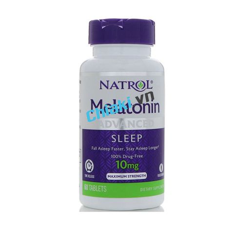 Viên Uống Hỗ Trợ Giấc Ngủ Natrol Sleep 10mg - Cải Thiện Giấc Ngủ Ngon và Sâu Giấc, Giảm Mệt Mỏi Sáng Dậy