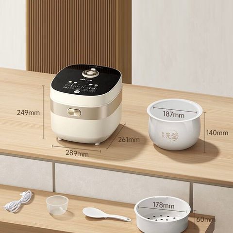 Nồi Cơm Điện Áp Suất Đa Năng Bear DFB-D40N1 4L - Nấu Cơm Ngon Hơn Với Công Nghệ Hiện Đại, Tiện Ích Hẹn Giờ Thông Minh