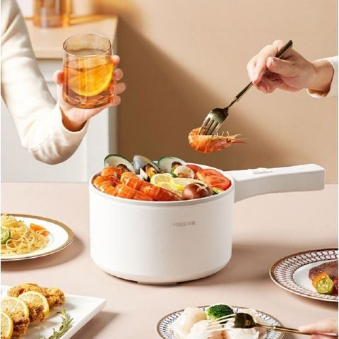 Nồi điện đa năng 1.5L Yoice DZG36 - Mini Chiên Xào Nấu Lẩu Cách Nhiệt Dễ Dàng Sử Dụng, Phù Hợp Cho Gia Đình Nhỏ