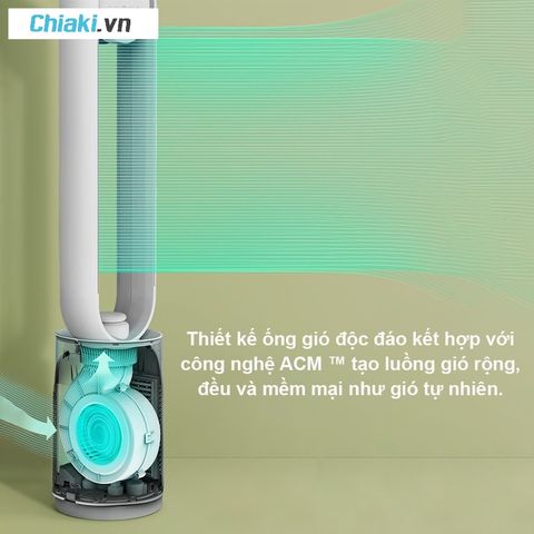 Quạt Không Cánh Tạo Ion Xiaomi Keheal A4 - Quạt Đứng Tiết Kiệm Năng Lượng, Lọc Không Khí, Thiết Kế Sang Trọng cho Gia Đình