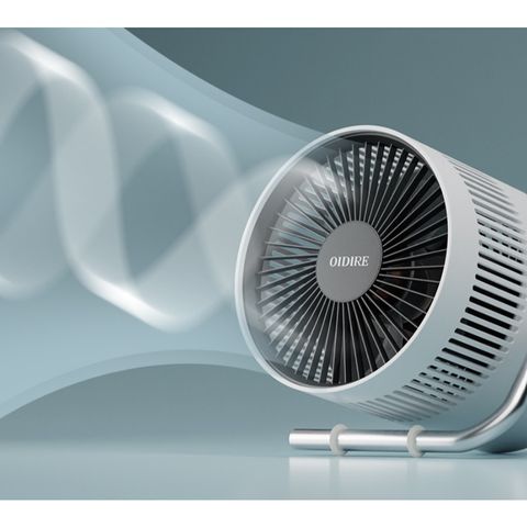 Quạt Tích Điện Để Bàn Oidire ODI-MF10A - Thiết Kế Hình Lá Quạt, 3 Chế Độ Gió, Âm Thanh Nhẹ Nhàng, Phù Hợp Cho Văn Phòng và Gia Đình