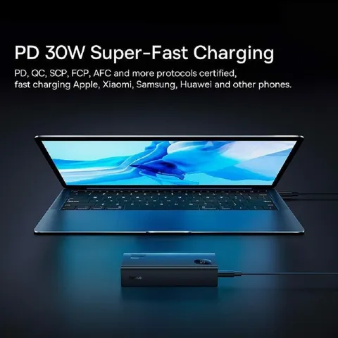 Sạc Dự Phòng Baseus Adaman2 10000mAh Sạc Nhanh 30W Với Màn Hình Digital - Phụ Kiện Điện Tử Đáng Tin Cậy Cho Laptop & Điện Thoại