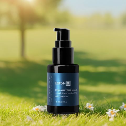 Serum trẻ hóa da Synergie Skin Exfol-X 22% AHA/BHA - Dưỡng da, mờ thâm nám, cải thiện kết cấu da, 30ml