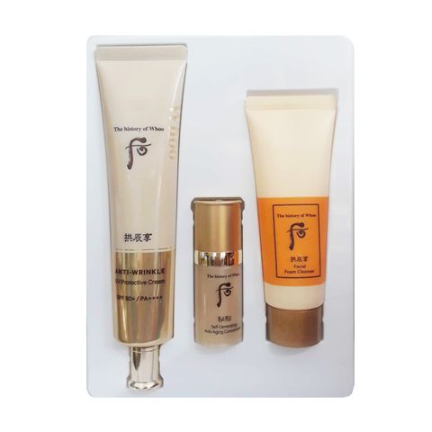 Set Kem Chống Nắng Whoo Jin Hea Yoon SPF 50+ PA++++ - Bảo Vệ Da Nhẹ Mịn, Dưỡng Ẩm, Kết Cấu Mỏng Nhẹ, Thích Hợp Mọi Loại Da