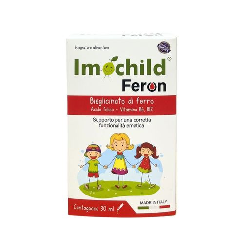 Siro Imochild Feron Bổ Sung Sắt Dạng Giọt cho Trẻ Sơ Sinh - Giúp Tăng Cường Tạo Hồng Cầu và Phát Triển Khỏe Mạnh 30ml