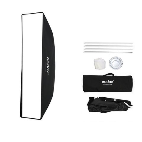 Softbox lồng tản ánh sáng chữ nhật Godox 30x120cm - Thiết bị chiếu sáng chất lượng cho Studio và chụp ngoại cảnh