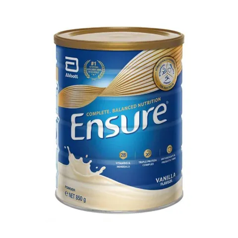 Sữa Ensure Úc 850g hương Vani giàu dinh dưỡng chính hãng | Chiaki.vn