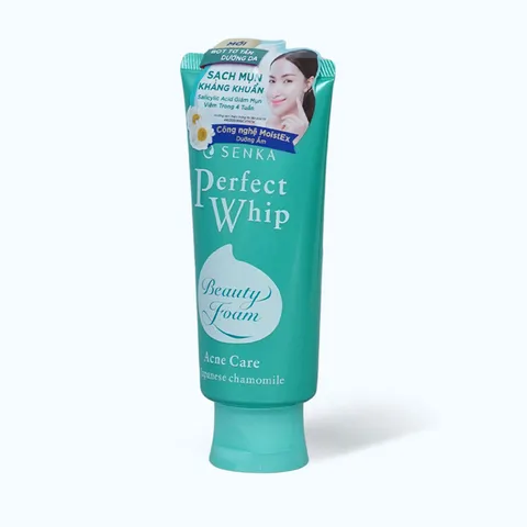 Sữa rửa mặt Senka perfect whip acne care cho da mụn