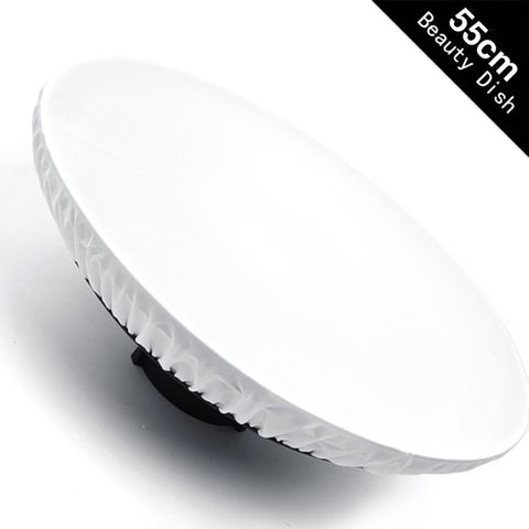 Tản sáng Beauty Dish QZ-55 Silver/White - Thiết bị ánh sáng đa chiều cho chụp ảnh chân dung và studio chất lượng cao