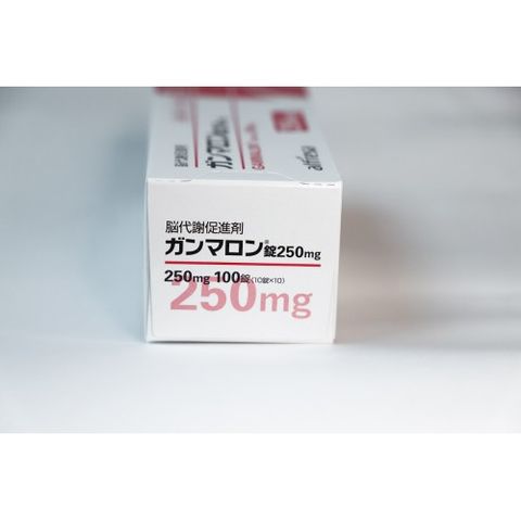 Viên uống bổ não Gammalon 250mg Nhật Bản - Hỗ trợ trí nhớ, cải thiện rối loạn thần kinh hiệu quả từ GABA, hộp 100 viên.