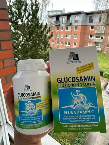 Viên Uống Hỗ Trợ Xương Khớp Glucosamine 500mg Plus Vitamin C - Bổ Sung Vitamin C, Tăng Cường Khớp Cho Người Lớn Tuổi