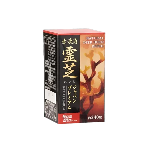 Viên uống Nấm Linh Chi Natural Deer Horn Reishi - Tăng cường sức khỏe, bổ sung dinh dưỡng, hỗ trợ ổn định huyết áp, 240 viên