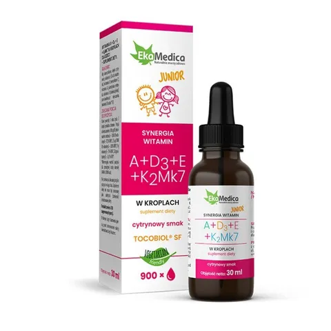 Vitamin Tổng Hợp EkaMedica Junior ADEK cho Bé Từ 3 Tuổi - Bổ Sung Vitamin và Tăng Cường Đề Kháng - Hỗ Trợ Ăn Ngon Miệng 30ml