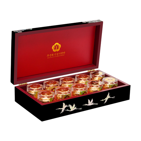 An cung thiên sâm núi xạ hương Mugunghwa Hàn Quốc - Viên hoàn hỗ trợ bồi bổ sức khỏe, cải thiện trí nhớ và phục hồi sinh lực