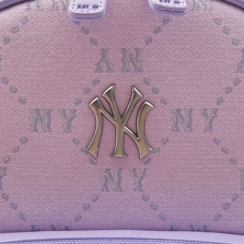 Balo trẻ em MLB Cute Bear Diamond Monogram - New York Yankees - Balo thời trang cho bé, chất liệu cotton, nhiều ngăn tiện lợi