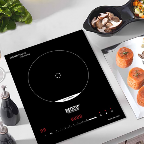 Bếp Từ Âm Đơn Bennix BN-188IH - Công Suất 2200W, Chất Liệu Gốm Ceramic Dễ Vệ Sinh, Bảng Điều Khiển Cảm Ứng Hiện Đại