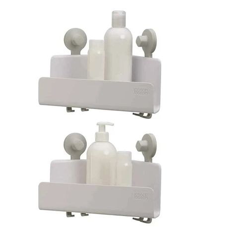 Bộ 2 Kệ Đựng Đồ Gắn Góc Tường Joseph Joseph 70550 EasyStore - Tiện Ích Hóa Nhà Cửa, Chất Liệu Nhựa Cao Cấp, Không Cần Khoan