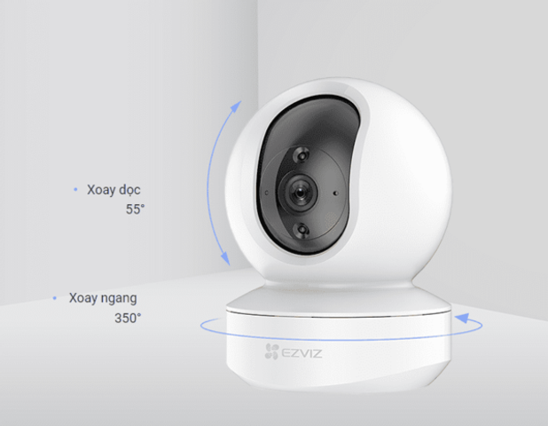 Camera IP Wifi Ezviz TY1 Pro 4MP - Quay Quét Thông Minh 360 Độ, Đàm Thoại 2 Chiều, Giám Sát An Ninh Ổn Định