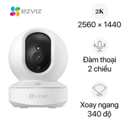 Camera IP Wifi Ezviz TY1 Pro 4MP - Quay Quét Thông Minh 360 Độ, Đàm Thoại 2 Chiều, Giám Sát An Ninh Ổn Định