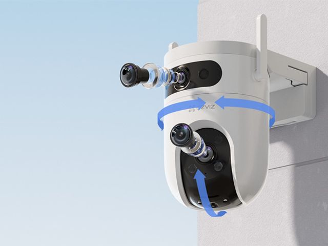 Camera Wifi 2 mắt Ezviz H9C 2K 3MP Xoay 360 Độ, Đàm Thoại 2 Chiều - Camera Ngoài Trời Chống Nước, Bền Bỉ, Phát Hiện Chuyển Động