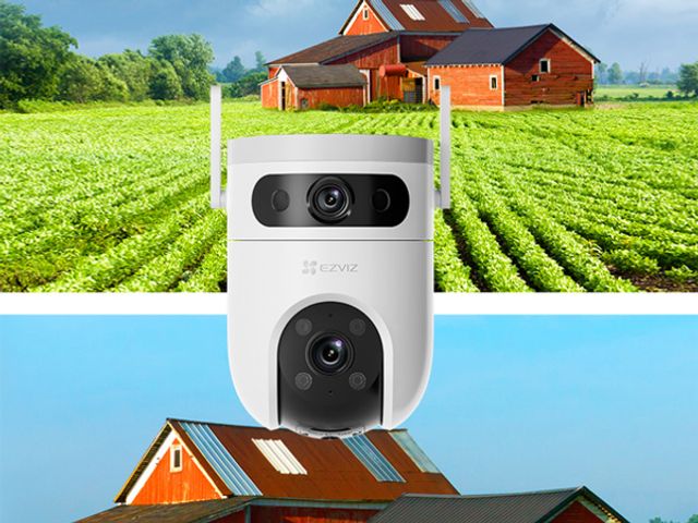 Camera Wifi 2 mắt Ezviz H9C 2K 3MP Xoay 360 Độ, Đàm Thoại 2 Chiều - Camera Ngoài Trời Chống Nước, Bền Bỉ, Phát Hiện Chuyển Động