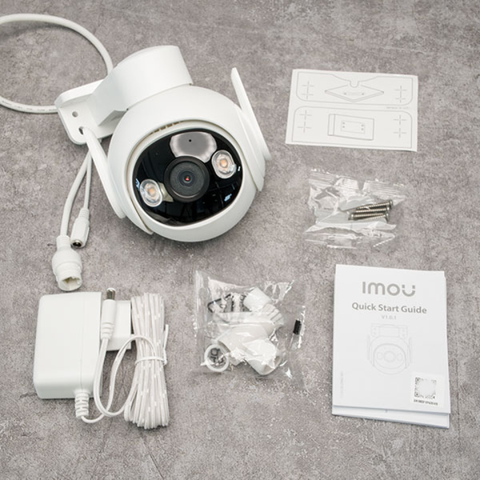 Camera Wifi Ngoài Trời Imou Cruiser2 IPC-GS7EP-5M0WE - Độ Phân Giải 5MP, Tầm Nhìn Ban Đêm 30m, Quay Quét Thông Minh, Phát Hiện AI