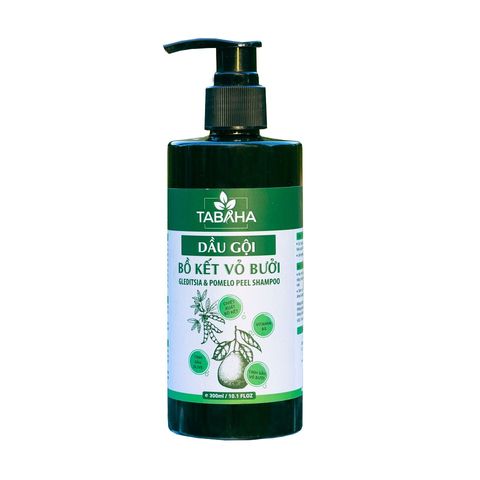 Dầu Gội Bồ Kết Vỏ Bưởi Tabaha 300ml - Hỗ Trợ Kích Thích Mọc Tóc, Dưỡng Tóc Khỏe, Suôn Mượt, Chăm Sóc Tóc Công Phục Hồi