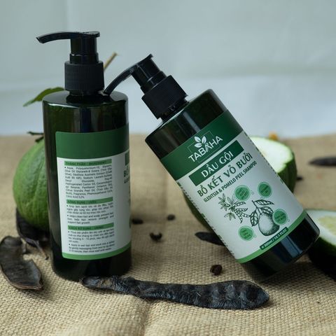Dầu Gội Bồ Kết Vỏ Bưởi Tabaha 300ml - Hỗ Trợ Kích Thích Mọc Tóc, Dưỡng Tóc Khỏe, Suôn Mượt, Chăm Sóc Tóc Công Phục Hồi