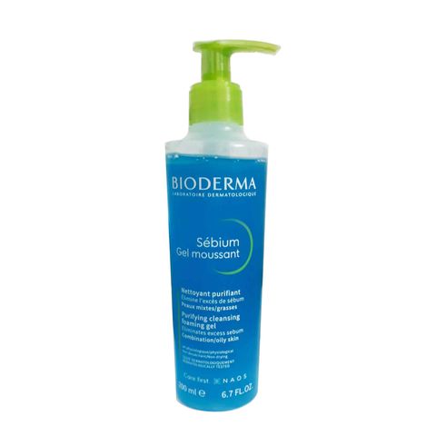 Sữa Rửa Mặt Bioderma Sebium Foaming Gel 200ml - Gel Tạo Bọt Kiềm Dầu, Ngừa Mụn Cho Da Dầu, Hỗ Trợ Làm Sạch Sâu, Duy Trì Độ Ẩm