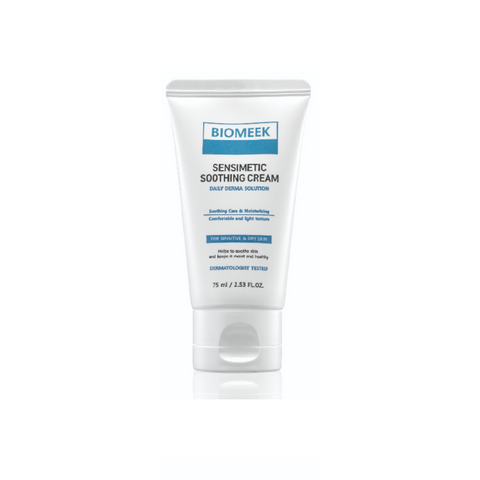 Kem Dưỡng Ẩm Biomeek Sensimetic Soothing Cream 75ml - Dành Cho Da Nhạy Cảm, Giữ Ẩm, Phục Hồi Làn Da Khô Mềm Mịn