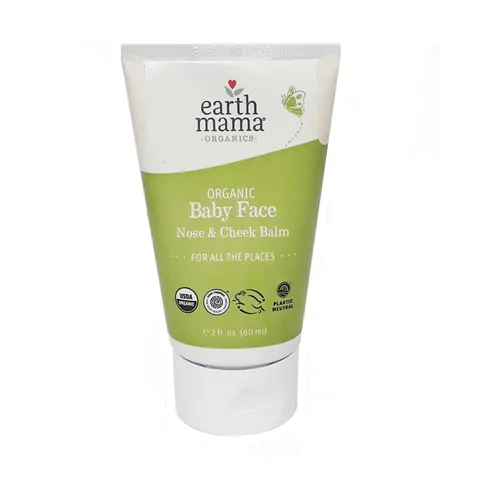 Kem Dưỡng Ẩm Organic Cho Bé Earth Mama 60ml - Kem Dưỡng Da Mặt, Mũi, Má An Toàn Cho Da Nhạy Cảm, Chiết Xuất Từ Thiên Nhiên