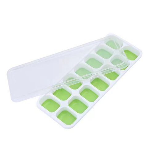 Khay làm đá silicon có nắp đậy - 14 ô trữ đông đồ ăn dặm cho trẻ, giữ tươi ngon và tiện dụng trong bếp