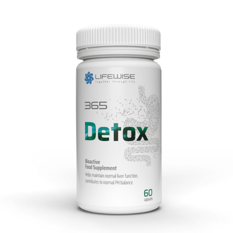 Viên uống LifeWise 365 Detox - Hỗ trợ thải độc và tăng cường chức năng gan với chiết xuất artiso và vitamin B, 60 viên