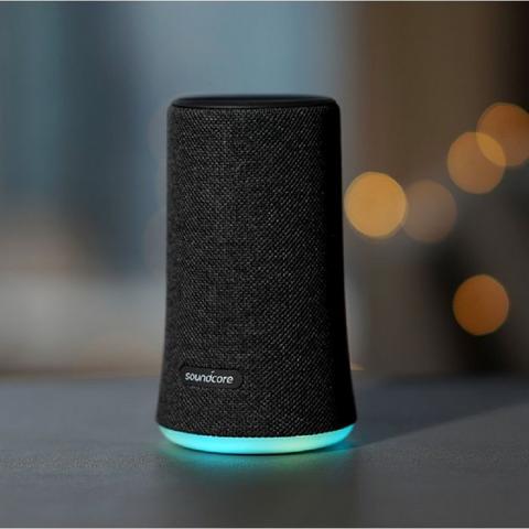 Loa Bluetooth Anker Soundcore Flare A3161 IPX7 - Âm thanh 360 độ, Chống nước, Đèn LED nháy theo nhạc, Pin lâu 12 giờ