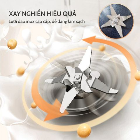 Máy Làm Sữa Hạt Seka GL300 - Đa Chức Năng Xay Nấu 12 Chức Năng, Dung Tích 1.75L, Thủy Tinh Borosilicat Chất Lượng Cao