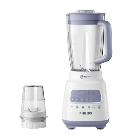 Máy xay sinh tố Philips HR2221 700W - Dung tích 1.5L, Kiểu dáng hiện đại, Đa năng xay sinh tố, hạt, thịt - Phụ kiện tiện lợi, Bảo vệ động cơ