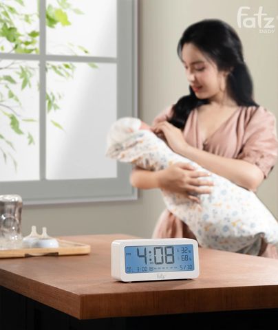 Nhiệt Ẩm Kế Điện Tử Fatzbaby Senmax 1 FB8826WS - Đồng Hồ Báo Thức Kiểm Soát Nhiệt Độ và Độ Ẩm Nhà Bạn