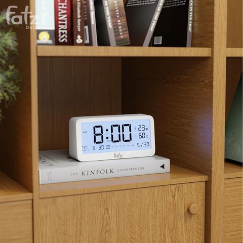 Nhiệt Ẩm Kế Điện Tử Fatzbaby Senmax 1 FB8826WS - Đồng Hồ Báo Thức Kiểm Soát Nhiệt Độ và Độ Ẩm Nhà Bạn