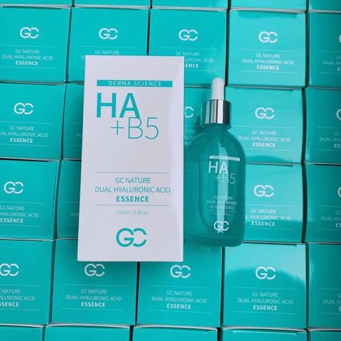 Serum HA + B5 GC Derma Science 100ml - Dưỡng ẩm, làm dịu da, giảm mẩn đỏ, phục hồi da nhạy cảm, hiệu quả cao cho làn da khỏe mạnh