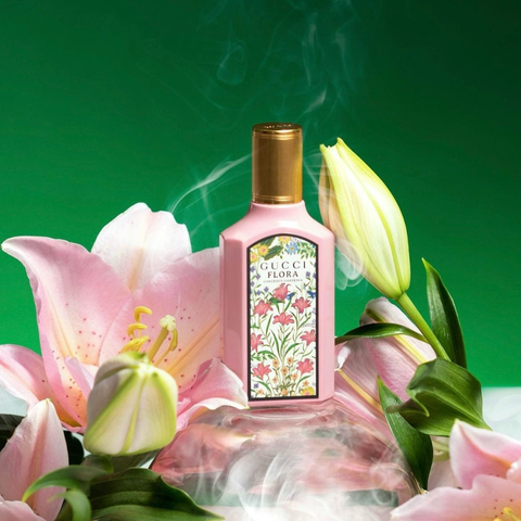 Set 4 Chai Nước Hoa Mini Gucci Flora - Hương Gardenia, Jasmine, Magnolia EDP, Quà Tặng Sang Trọng Cho Nữ