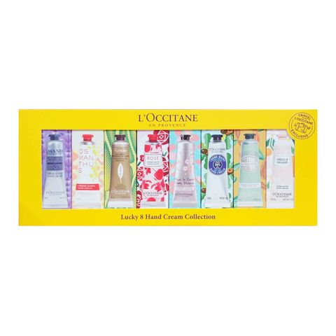 Set 8 Kem Dưỡng Da Tay L'Occitane Lucky 8 Hand Cream Collection - Dưỡng ẩm và Phục hồi cho Da Tay Khô Nứt, Hương Thơm Quyến Rũ 723126