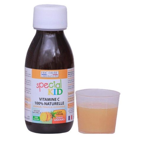Siro Special Kid Vitamin C 100% Tự Nhiên 125ml - Hỗ Trợ Tăng Đề Kháng Cho Trẻ - Hương Vị Hoa Quả Ngon Miệng