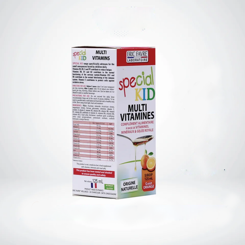 Siro Vitamin Tổng Hợp Cho Bé Special Kid Multivitamines - Bổ Sung Vitamin & Khoáng Chất, Tăng Cường Miễn Dịch, Hương Vị Cam Ngon 125ml