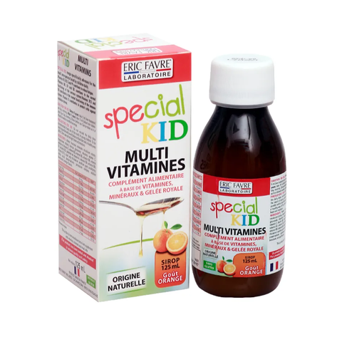 Siro Vitamin Tổng Hợp Cho Bé Special Kid Multivitamines - Bổ Sung Vitamin & Khoáng Chất, Tăng Cường Miễn Dịch, Hương Vị Cam Ngon 125ml