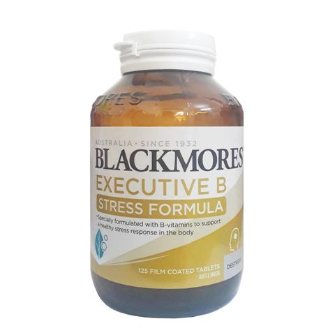 Viên uống Blackmores Executive B Stress Formula - Giải pháp giảm căng thẳng hiệu quả với Vitamin nhóm B từ thiên nhiên - Hỗ trợ giấc ngủ và tinh thần thoải mái.