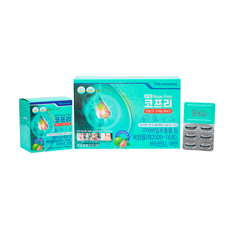 Viên Uống Hỗ Trợ Viêm Xoang Nose Free Kwangdong - Sản Phẩm Từ Chiết Xuất Thiên Nhiên, Giảm Nghẹt Mũi, Đau Nhức Xoang