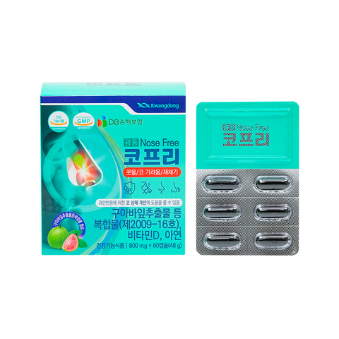 Viên Uống Hỗ Trợ Viêm Xoang Nose Free Kwangdong - Sản Phẩm Từ Chiết Xuất Thiên Nhiên, Giảm Nghẹt Mũi, Đau Nhức Xoang