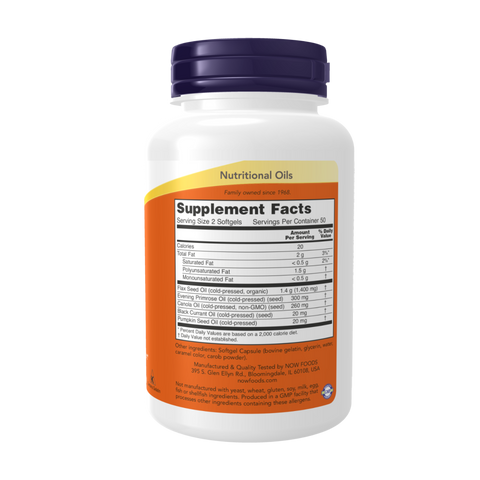 Viên uống NOW Omega 3-6-9 1000mg hỗ trợ miễn dịch - Bổ sung Omega hoàn hảo cho người trưởng thành, hỗ trợ sức khỏe tim mạch và làn da khỏe mạnh